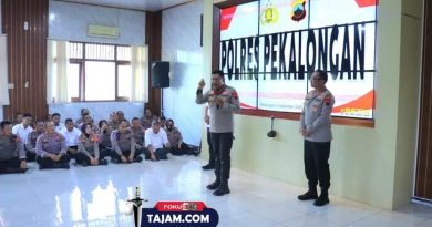 Kapolda Jawa Tengah Irjen. Pol. Ribut Hari Wibowo, S.H., S.I.K., melakukan kunjungan mendadak ke Markas Polres Pekalongan