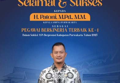 H. Patoni, M.Pd., M.M. Dinobatkan Sebagai Pegawai Berkinerja Terbaik di Kabupaten Purwakarta Tahun 2025